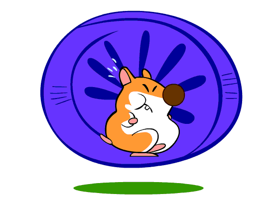 Hamster wheel running